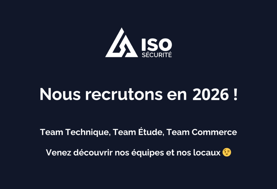 ISO Sécurité recrute en 2026 des profils techniques, études et commerciaux en sécurité électronique